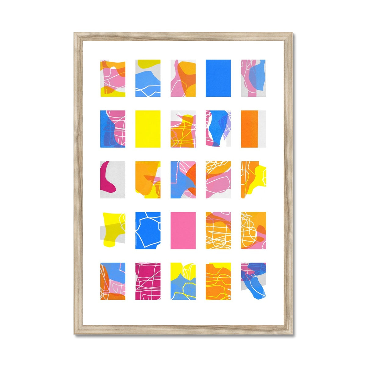 'Collecting Fragments of Space (4)' - Framed Fine Art Print