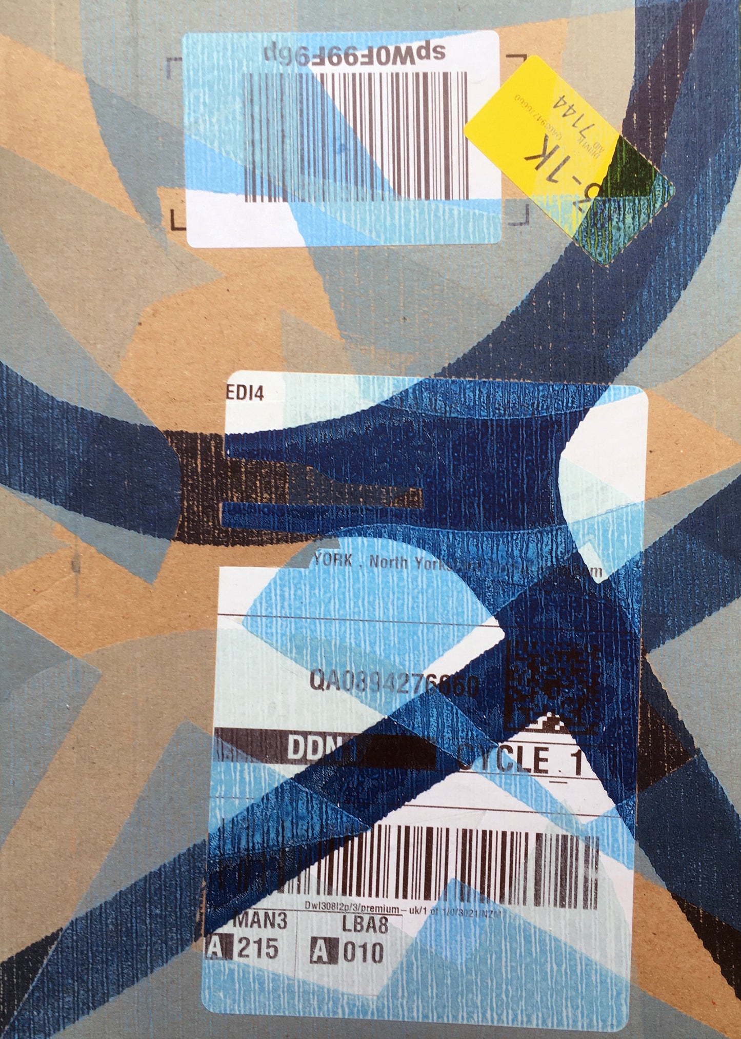 'Systems of Addiction 32' - Handmade Monoprint
