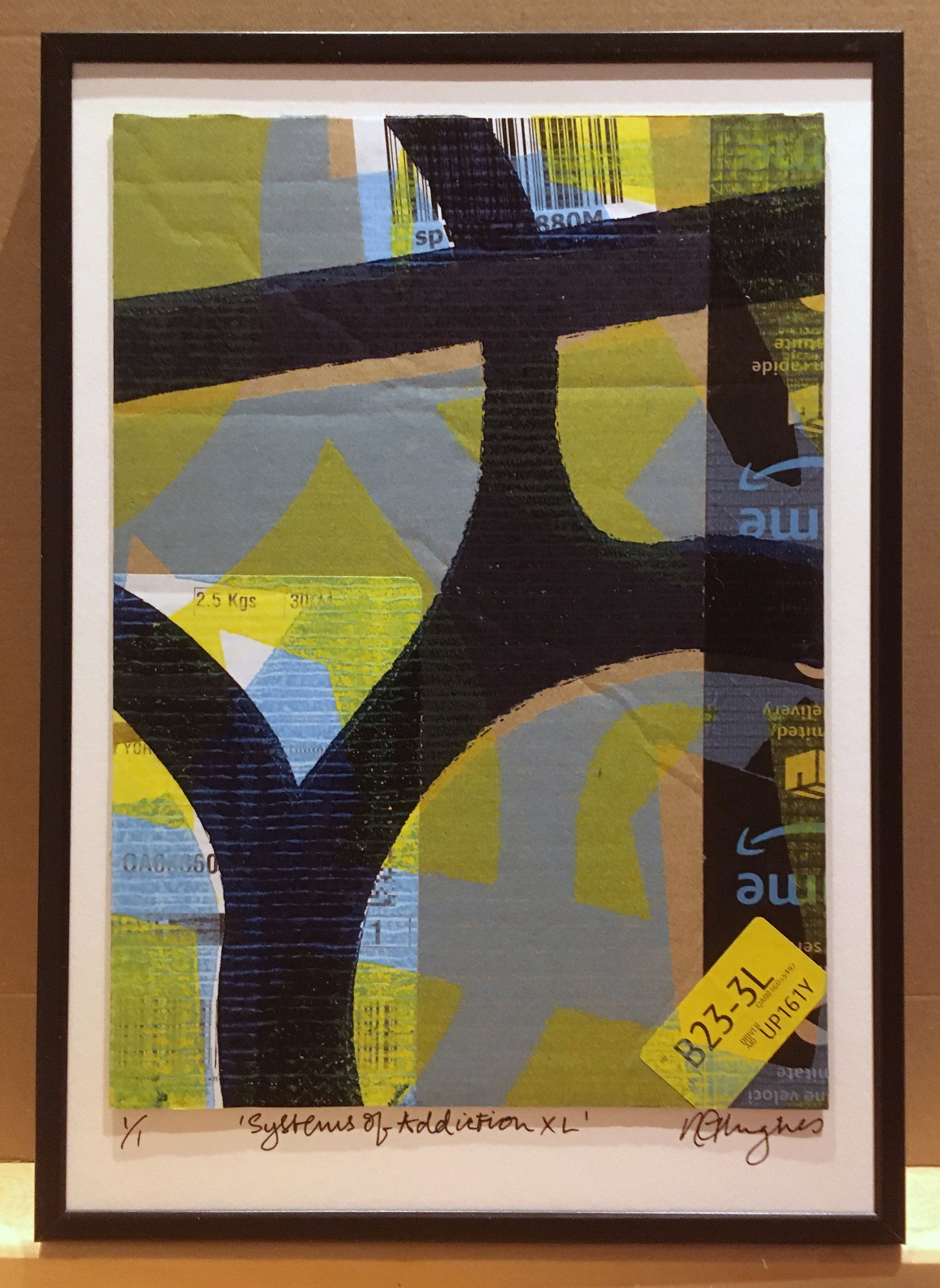 'Systems of Addiction 40' - Handmade Monoprint