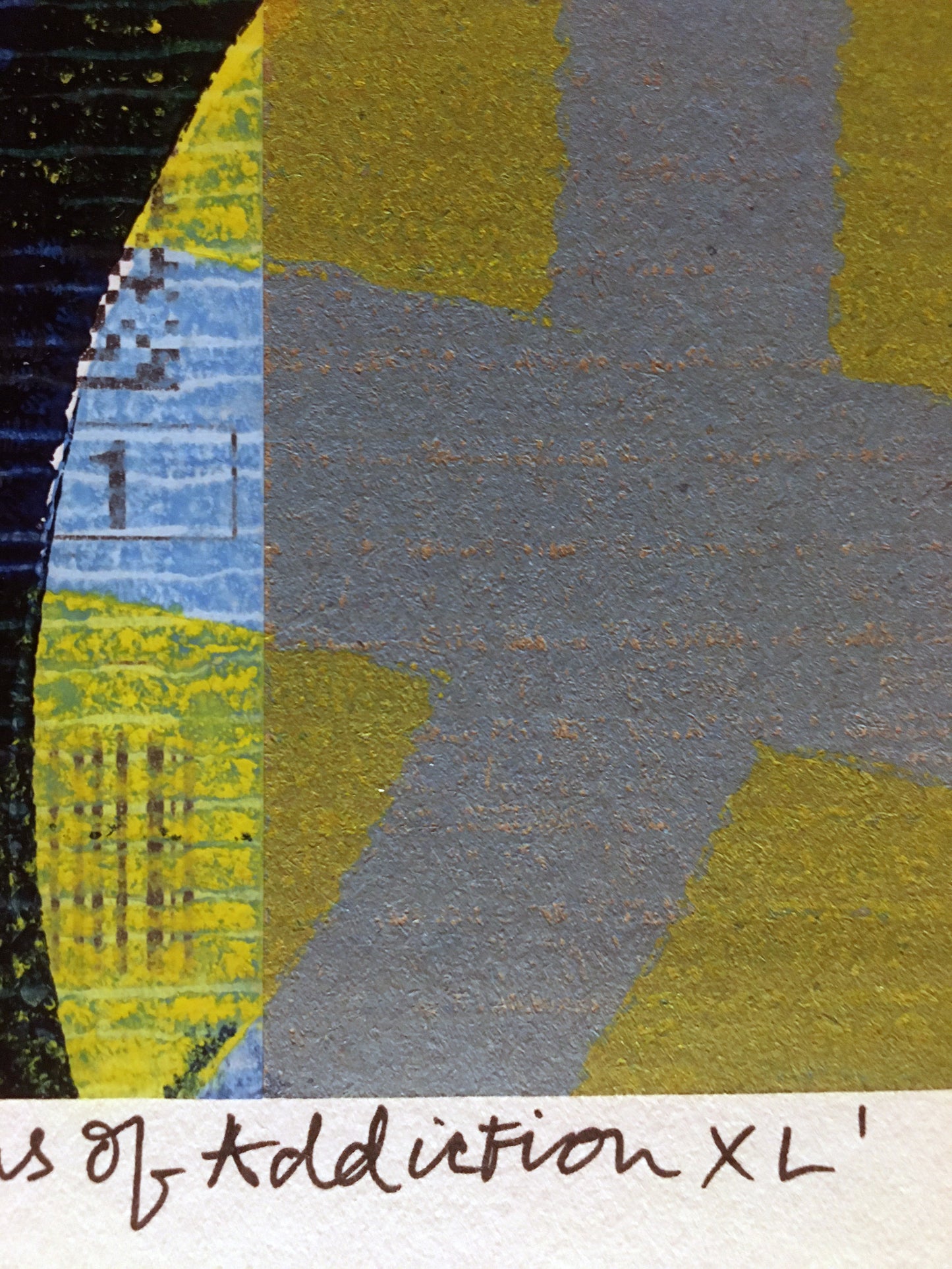 'Systems of Addiction 40' - Handmade Monoprint
