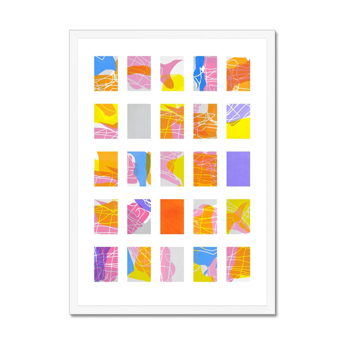 'Collecting Fragments of Space (1)' - Framed Fine Art Print
