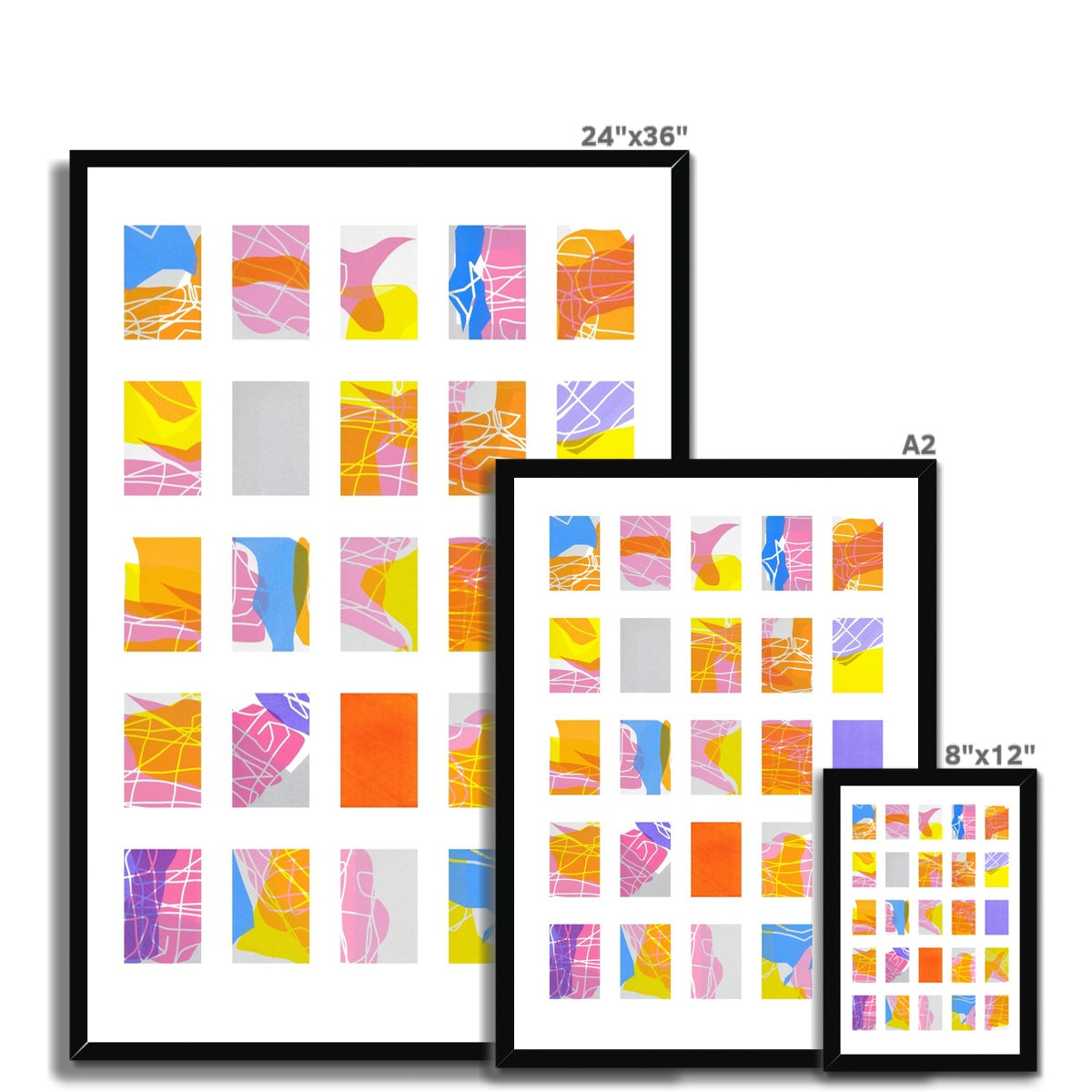 'Collecting Fragments of Space (1)' - Framed Fine Art Print