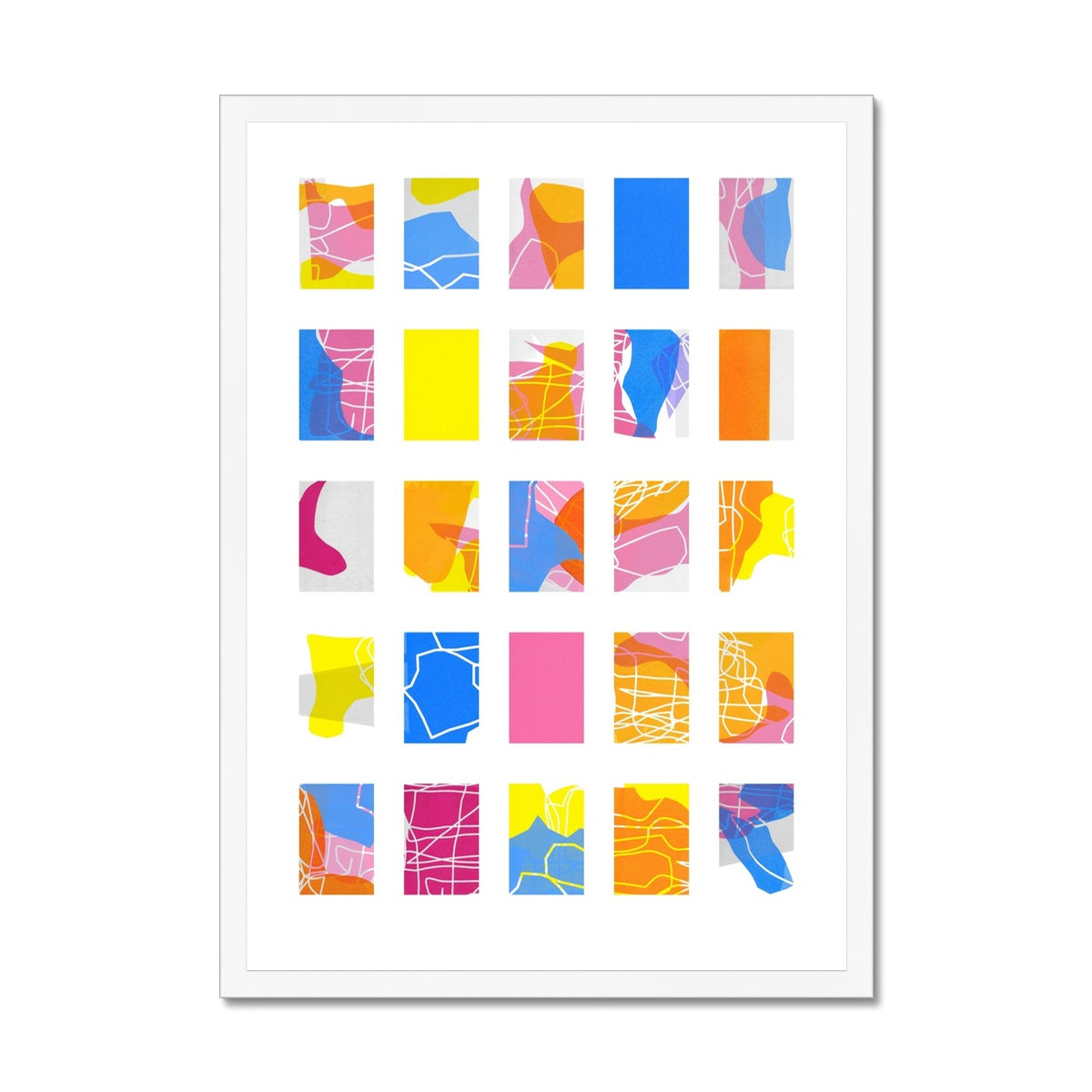 'Collecting Fragments of Space (4)' - Framed Fine Art Print