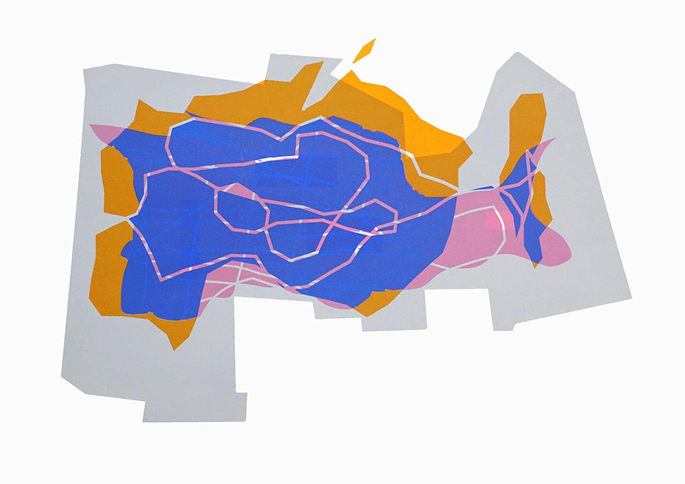 A1 Limited Edition Screenprint - 'The Fluidity of Public Space - IV' - No. 7/20