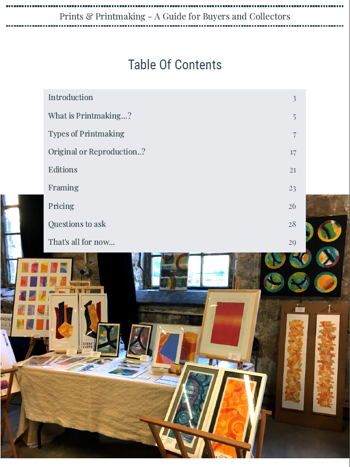E-book - 'Prints and Printmaking - a Guide for Buyers and Collectors'