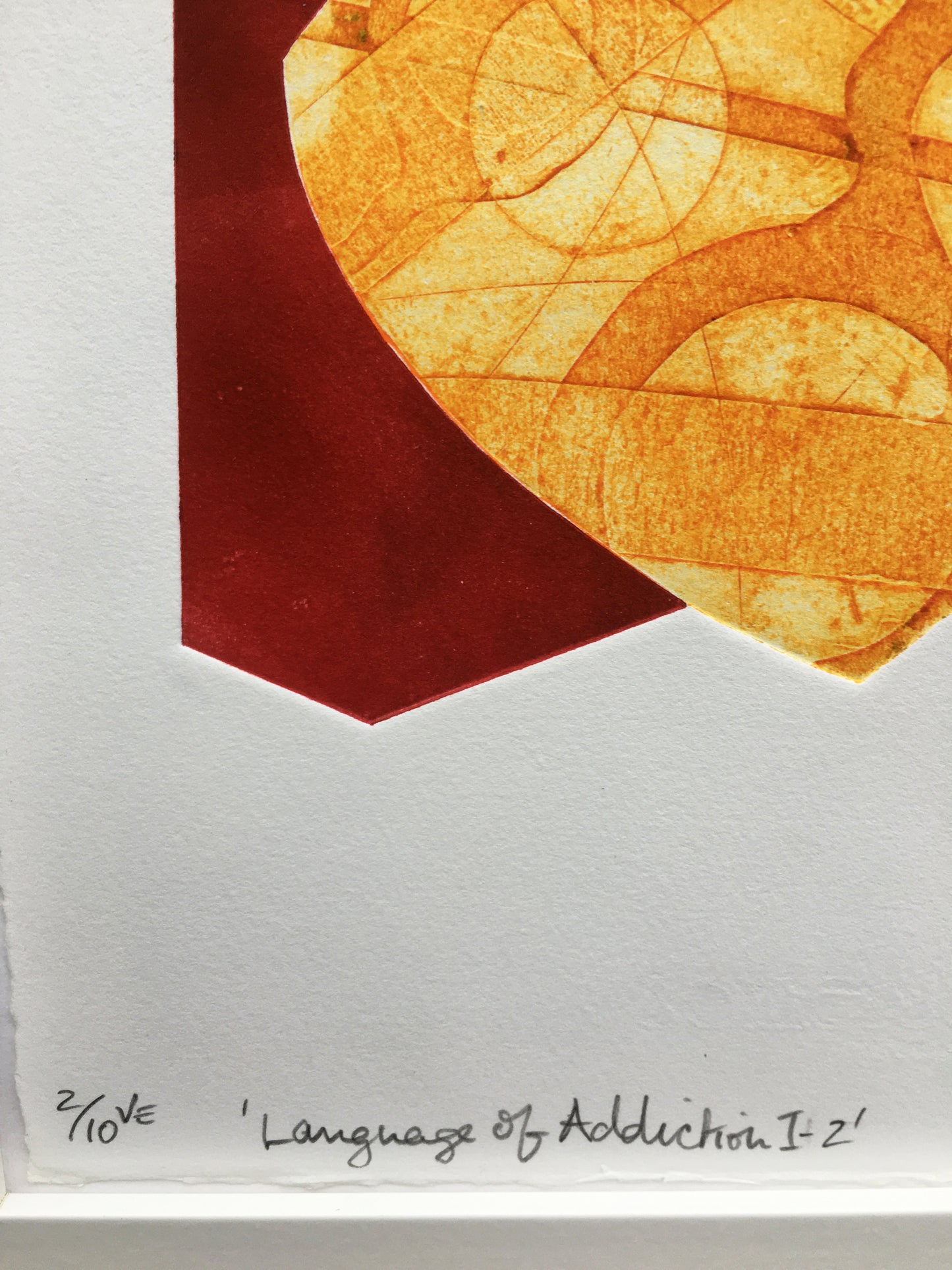 Handmade Print - 'Language of Addiction I - 2'