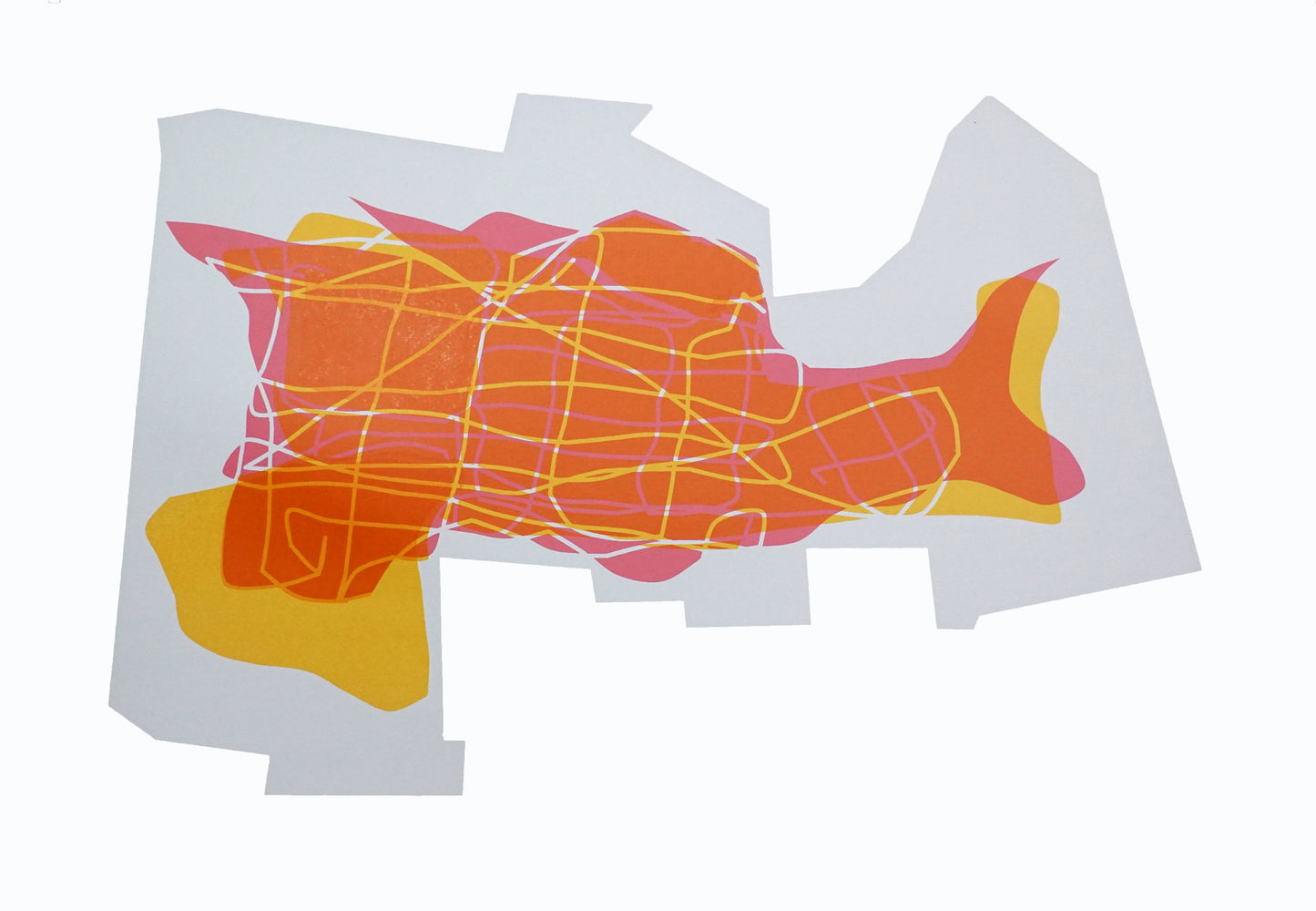 A1 Limited Edition Screenprint - 'The Fluidity of Public Space - I' - No. 9/20