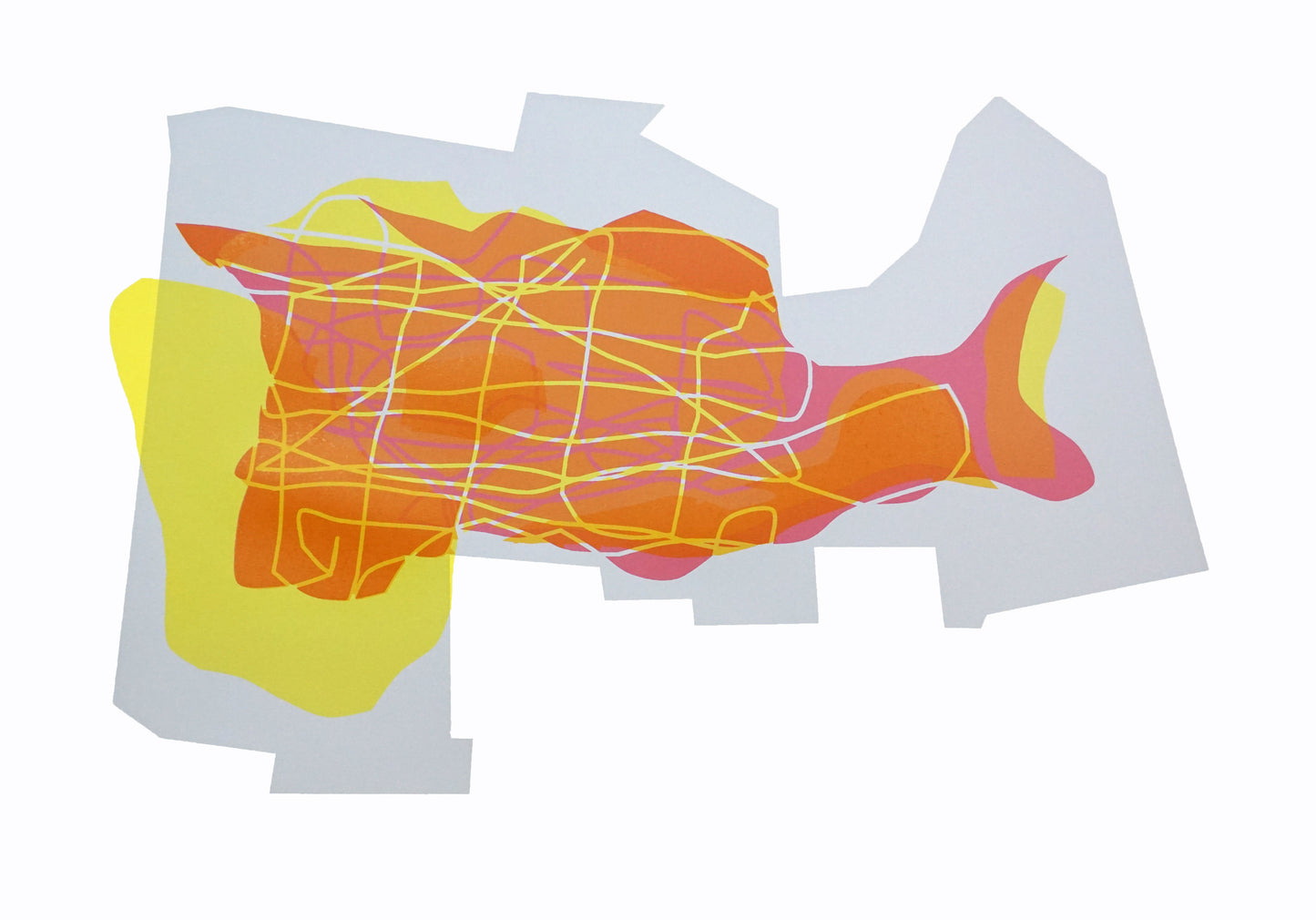 A1 Limited Edition Screenprint - 'The Fluidity of Public Space - II' - No. 7/20