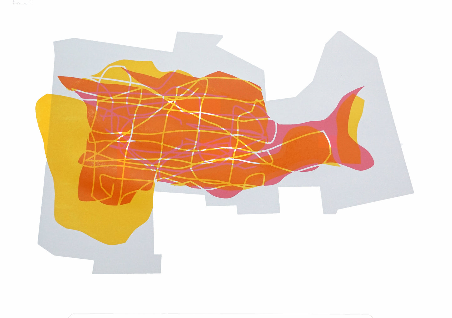 A1 Limited Edition Screenprint - 'The Fluidity of Public Space - II' - No. 8/20