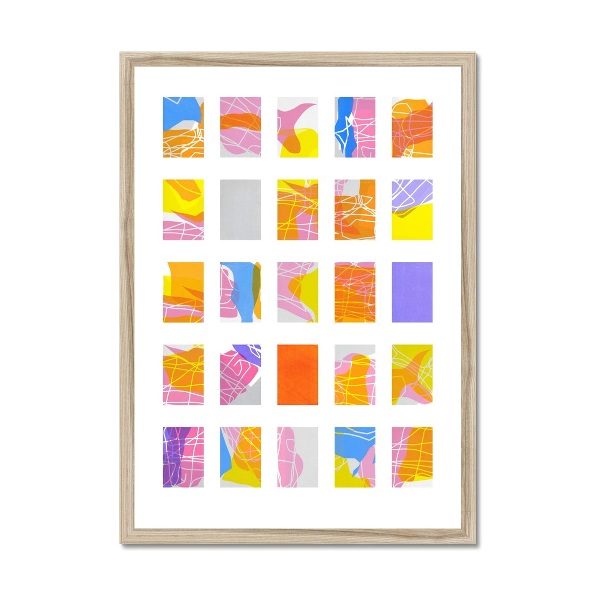 'Collecting Fragments of Space (1)' - Framed Fine Art Print