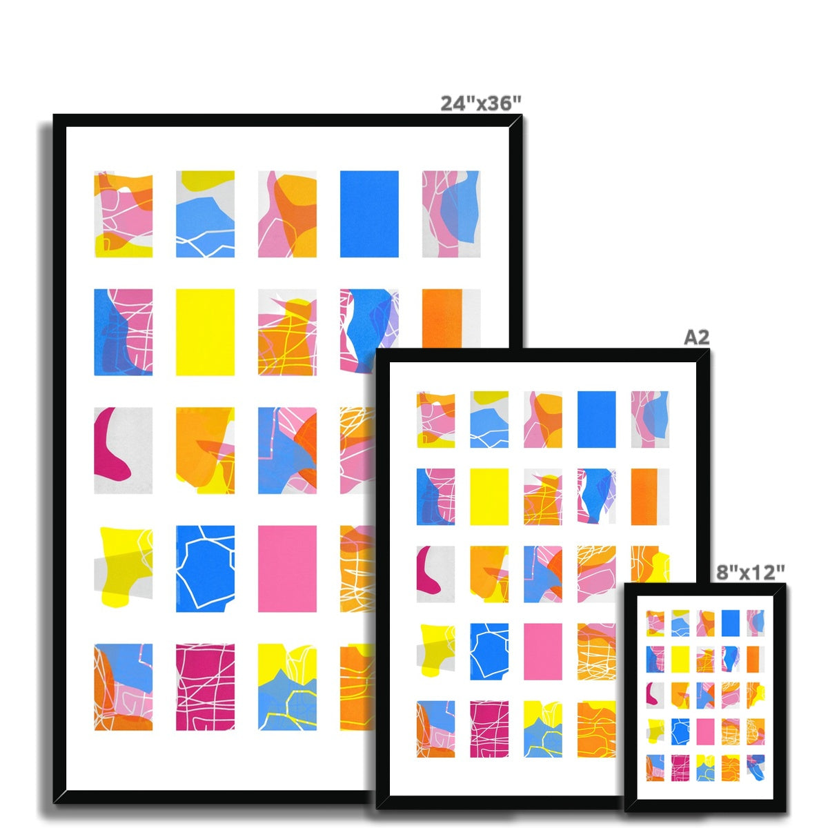 'Collecting Fragments of Space (4)' - Framed Fine Art Print
