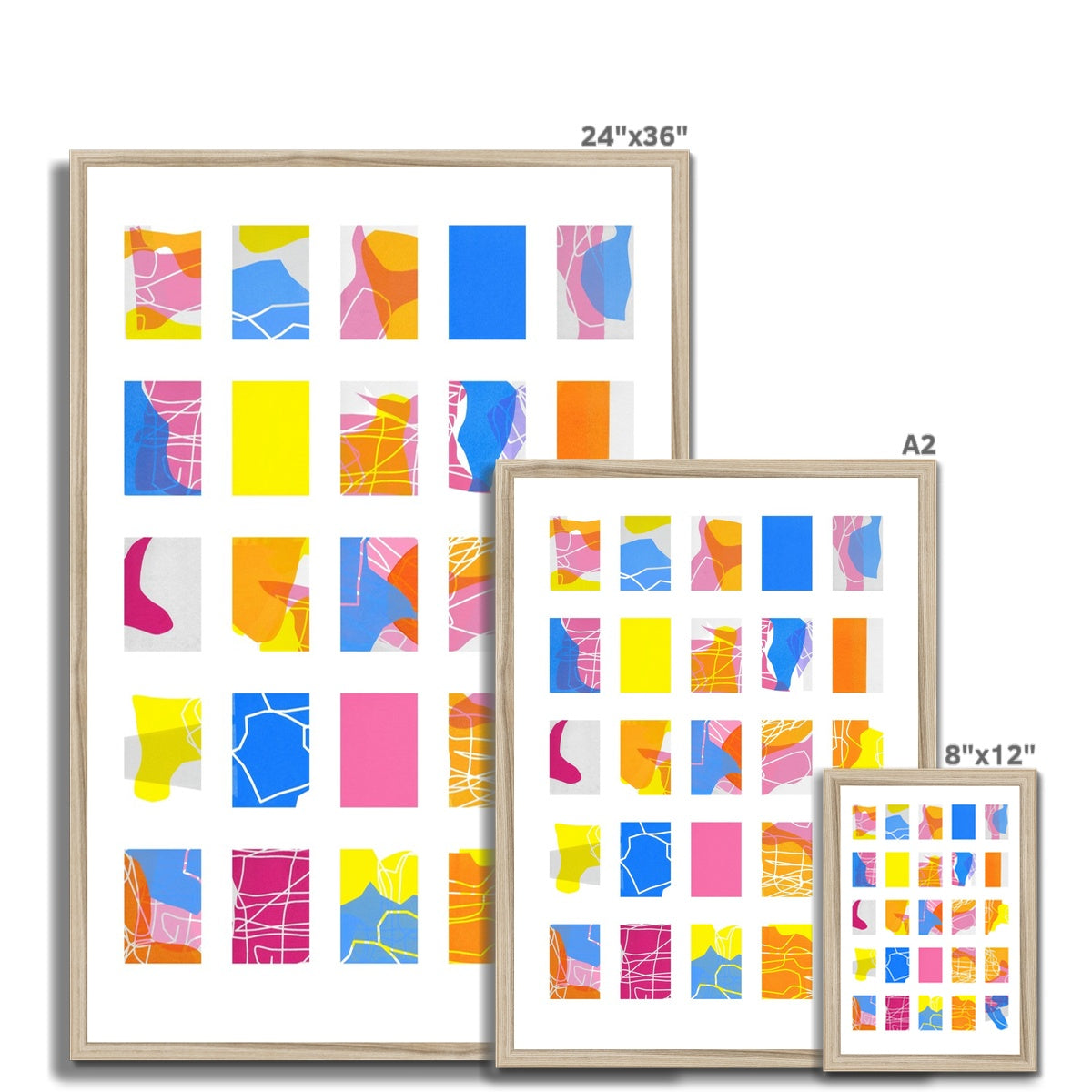 'Collecting Fragments of Space (4)' - Framed Fine Art Print