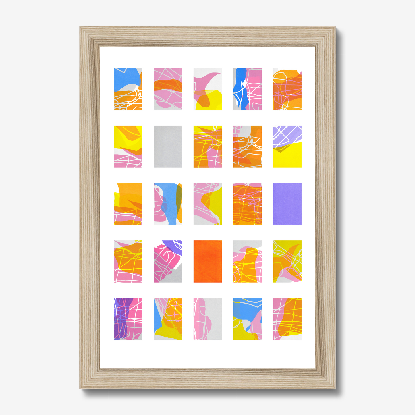 'Collecting Fragments of Space (1)' - Framed Fine Art Print