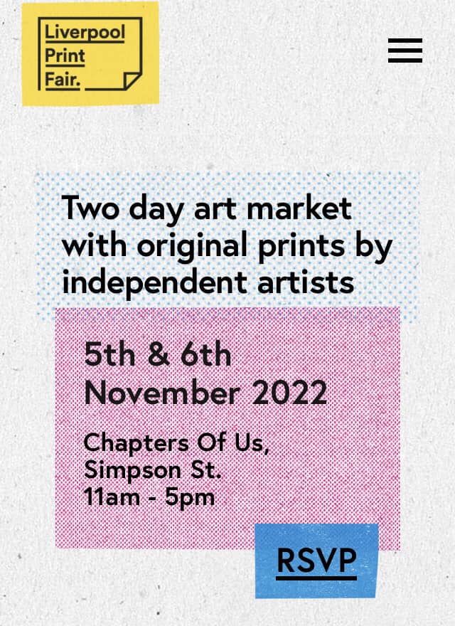 Liverpool Print Fair - Sat 5 November