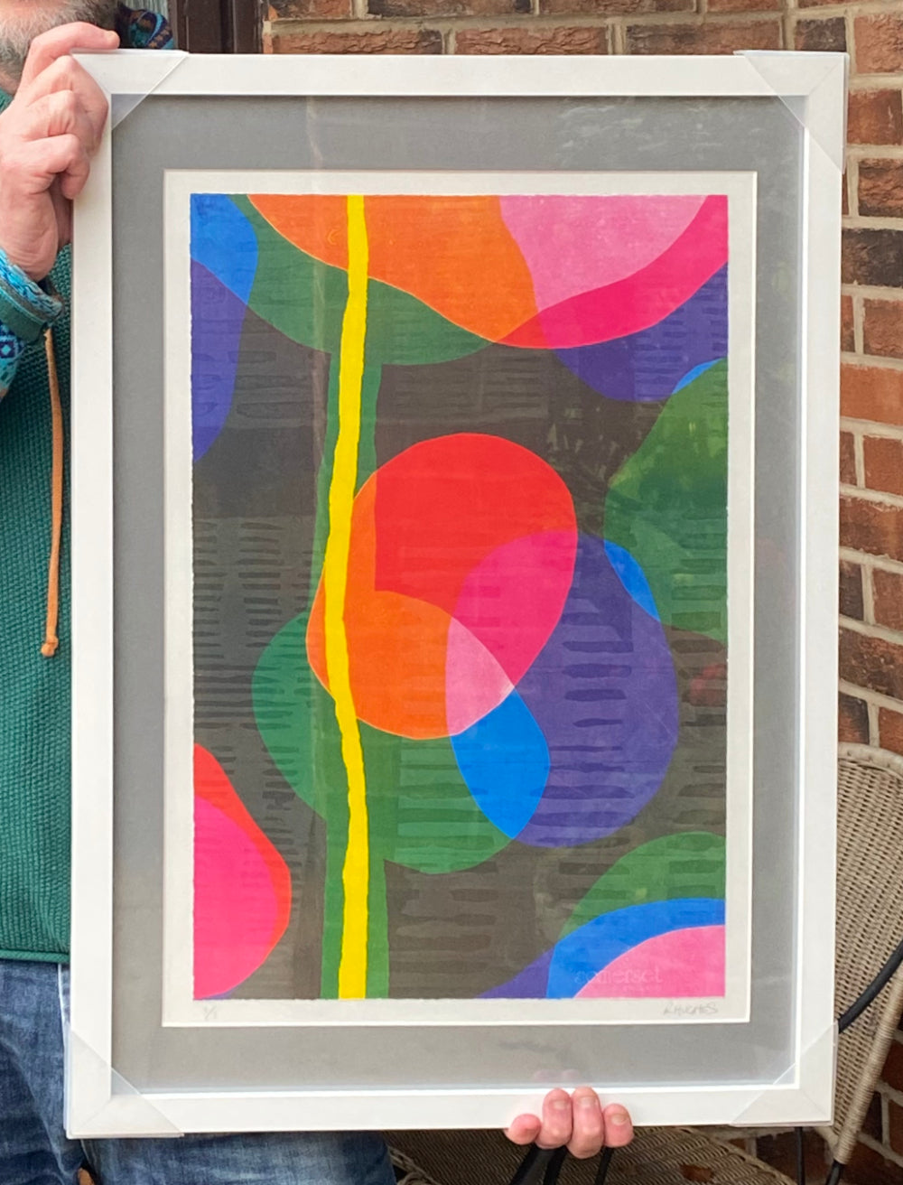 Unique Abstract Monoprint