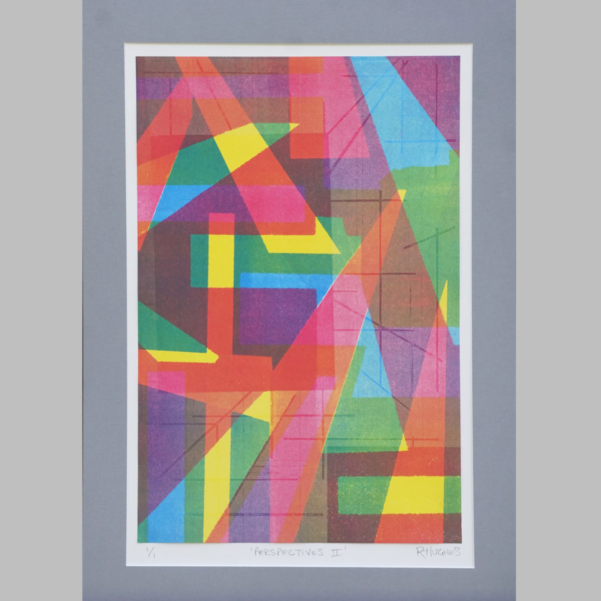 Abstract Monoprint 'Perspectives II'