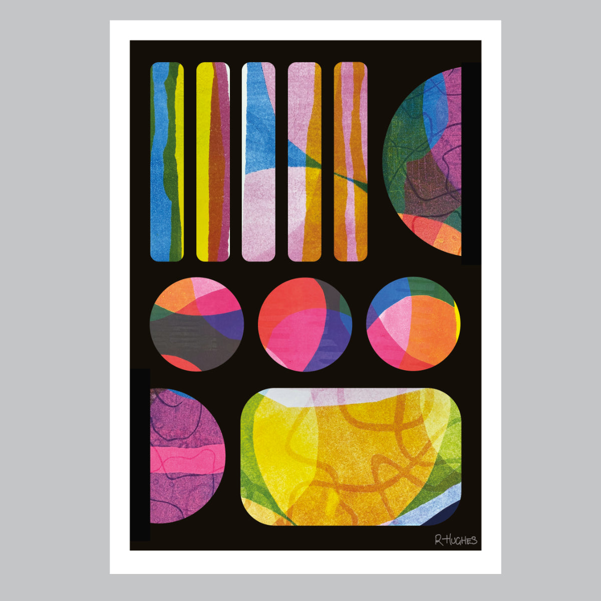 'Fusion' Series - set of 5 A3 Prints