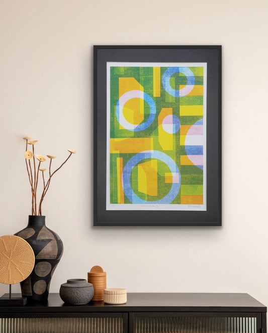 Abstract Monoprint 'Continuum II'