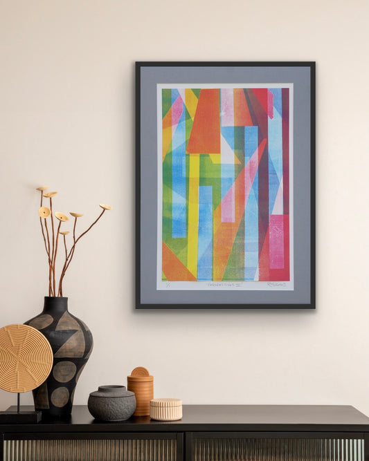 Abstract Monoprint 'Perspectives III'