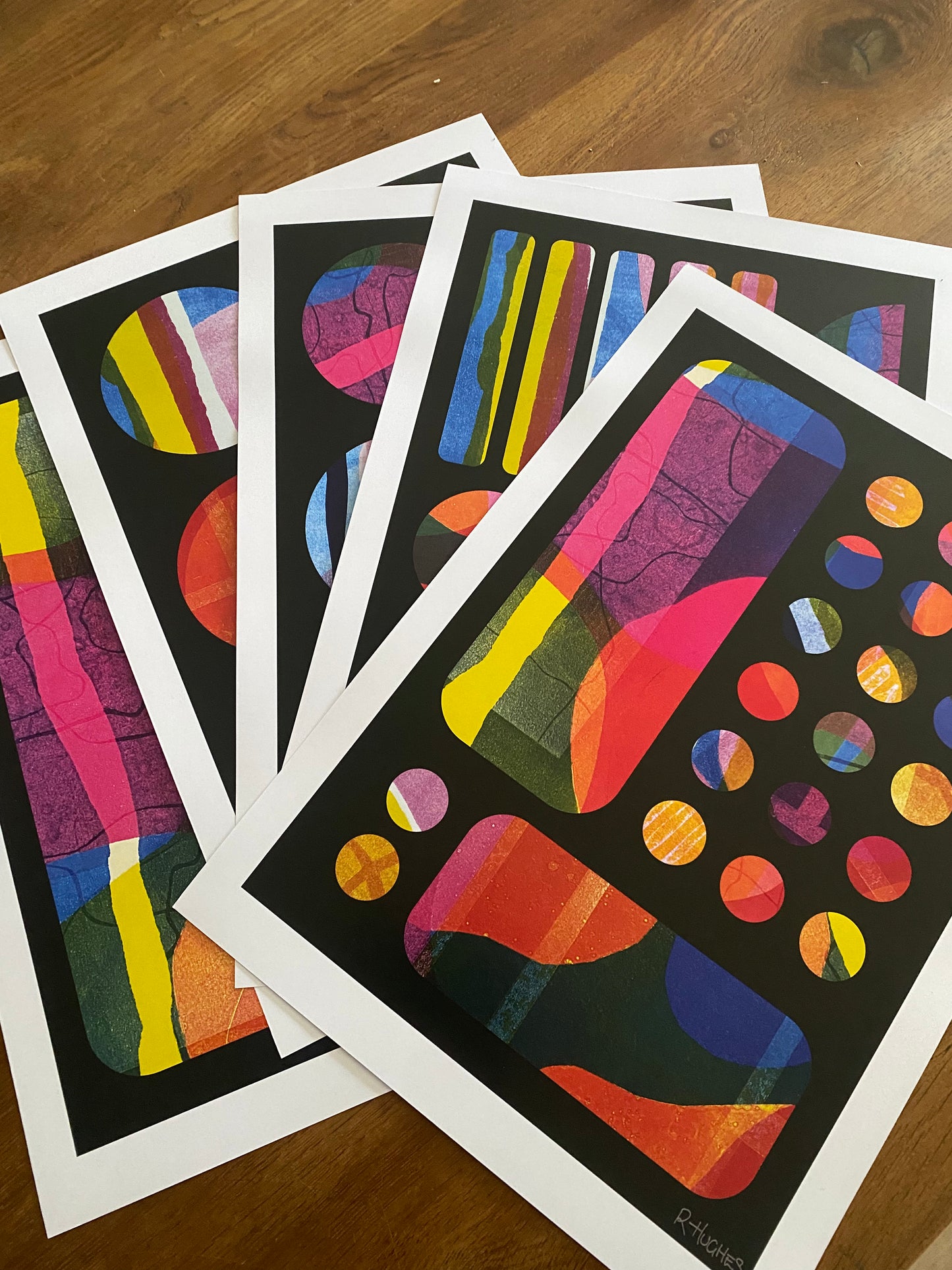 'Fusion' Series - set of 5 A3 Prints