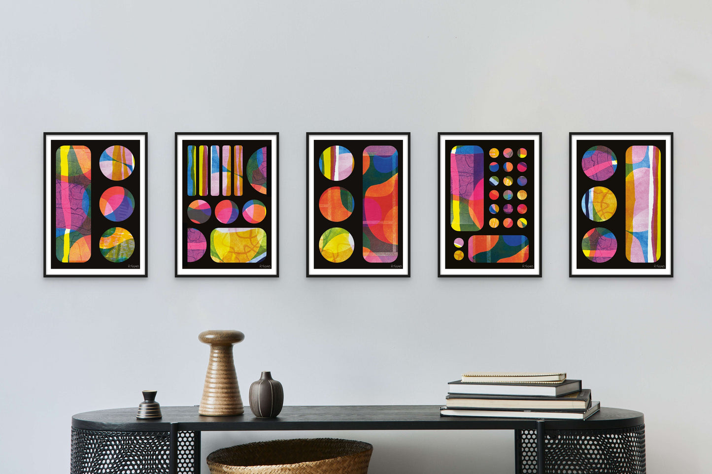 'Fusion' Series - set of 5 A3 Prints