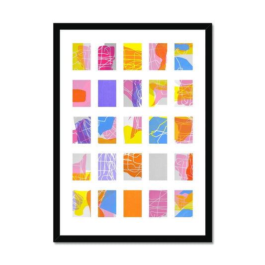 'Collecting Fragments of Space (2)' - Framed Fine Art Print