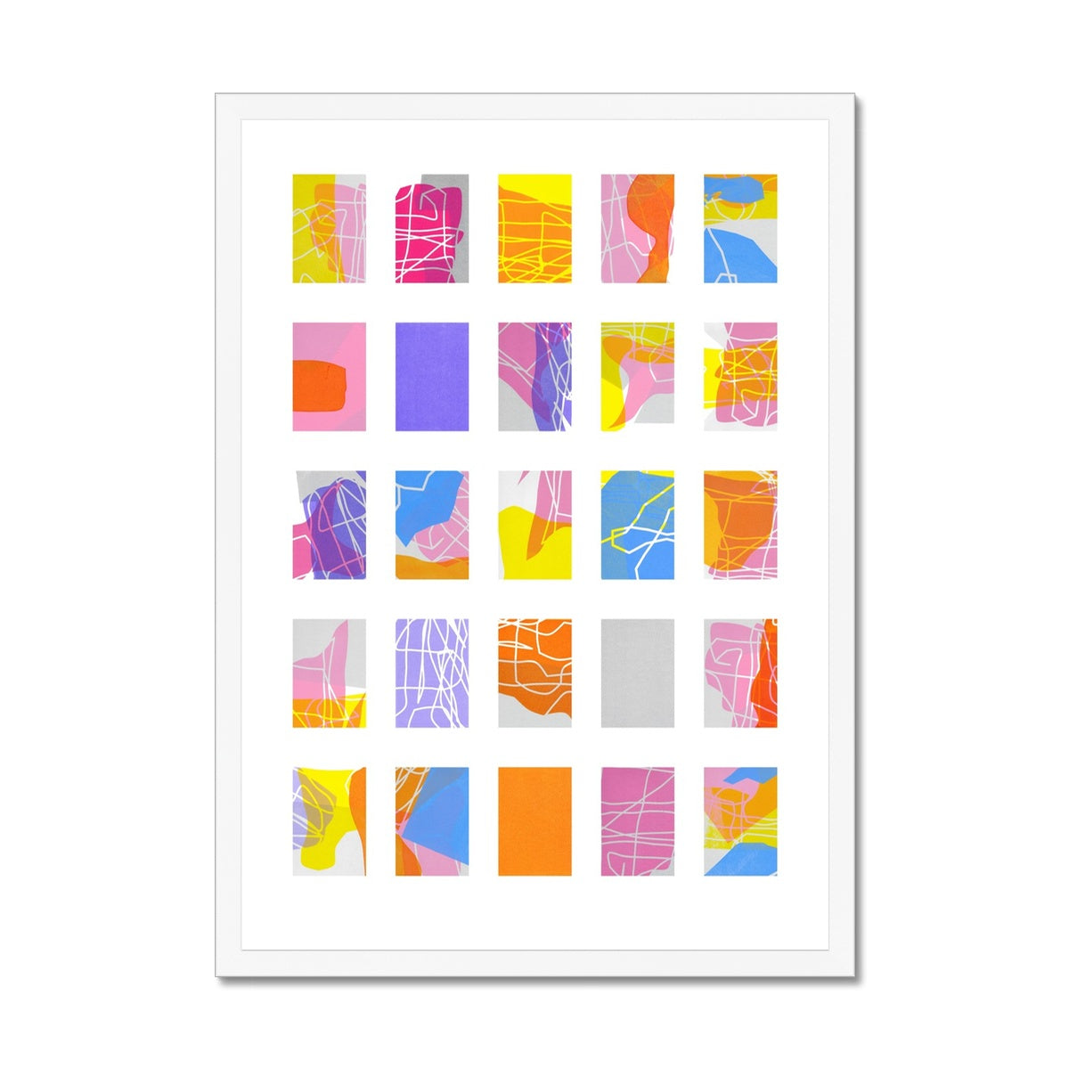 'Collecting Fragments of Space (2)' - Framed Fine Art Print