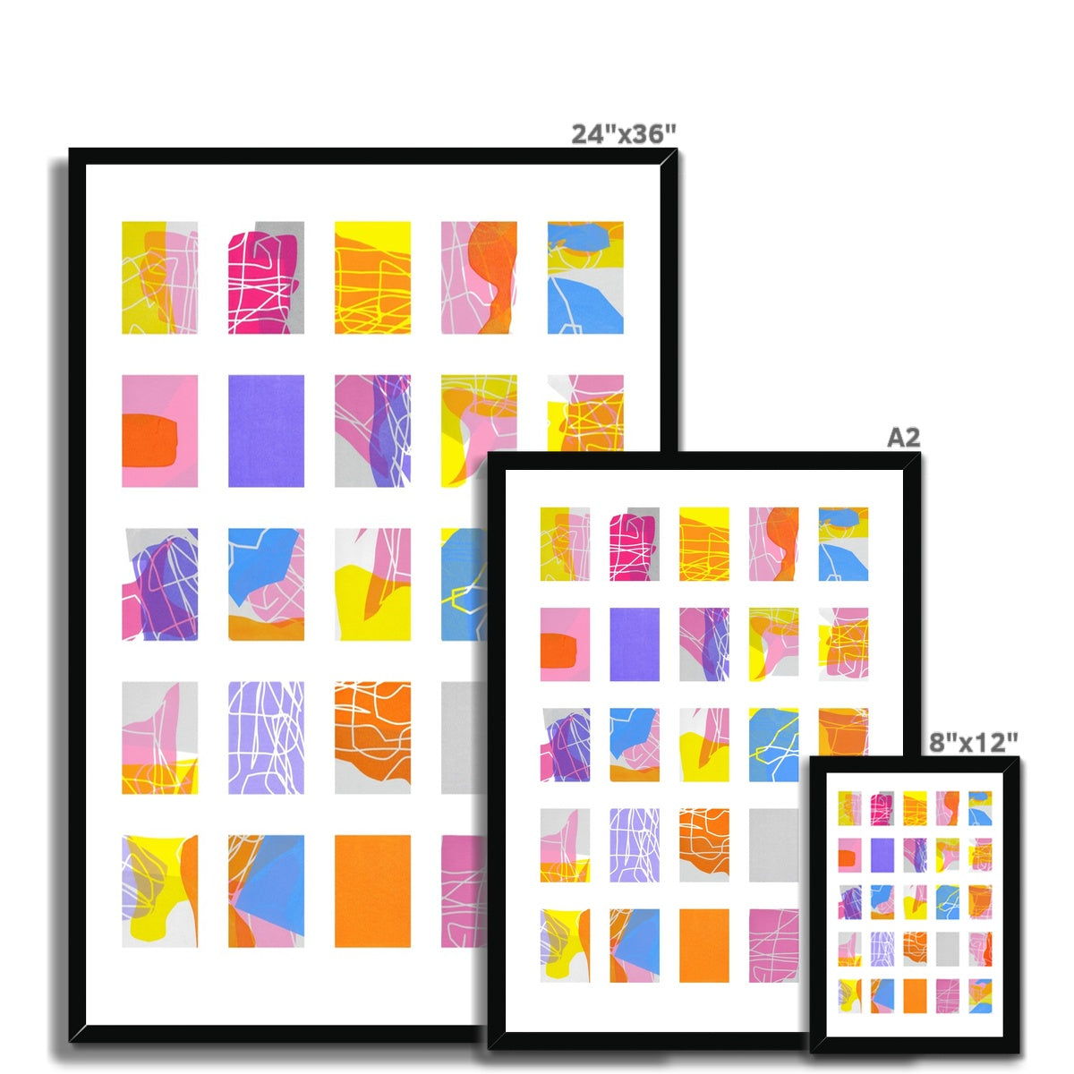 'Collecting Fragments of Space (2)' - Framed Fine Art Print