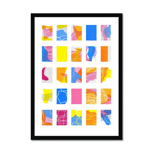 'Collecting Fragments of Space (4)' - Framed Fine Art Print