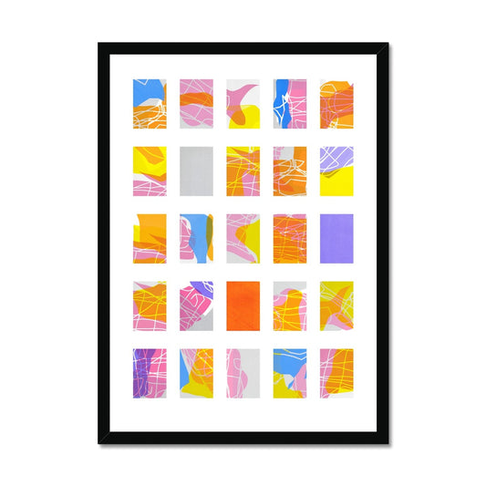 'Collecting Fragments of Space (1)' - Framed Fine Art Print