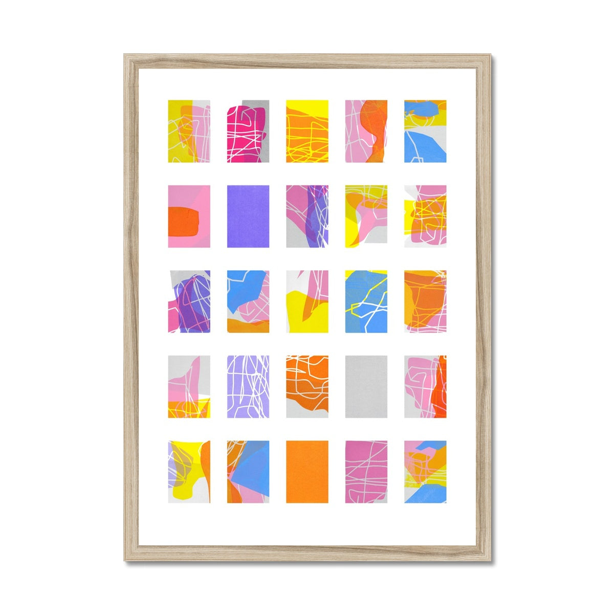 'Collecting Fragments of Space (2)' - Framed Fine Art Print