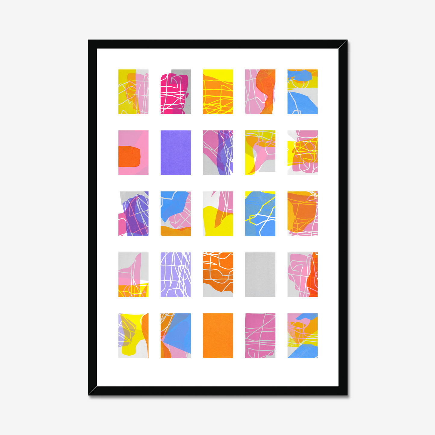 'Collecting Fragments of Space (2)' - Framed Fine Art Print