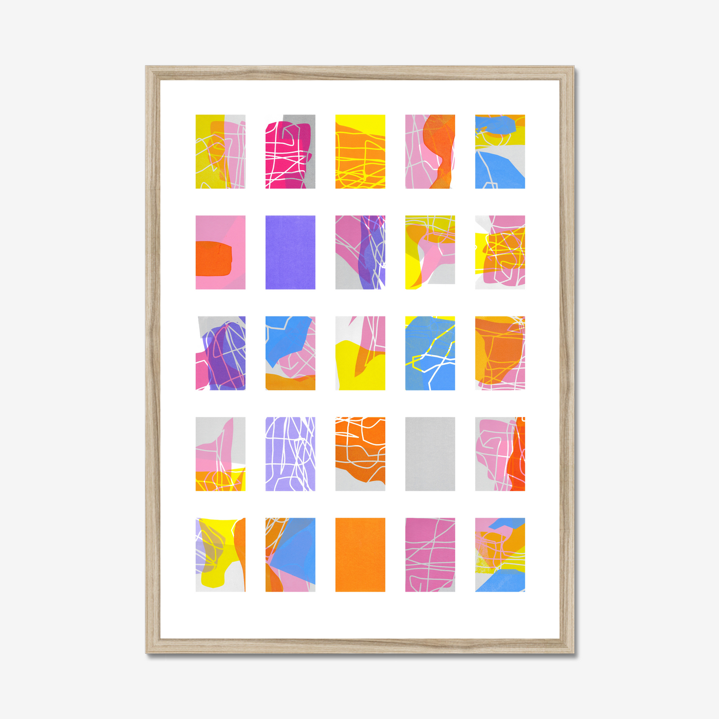 'Collecting Fragments of Space (2)' - Framed Fine Art Print