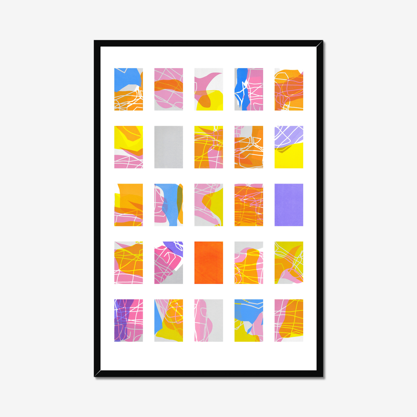 'Collecting Fragments of Space (1)' - Framed Fine Art Print