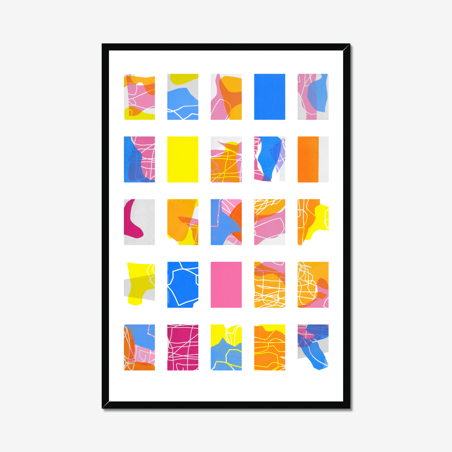 'Collecting Fragments of Space (4)' - Framed Fine Art Print