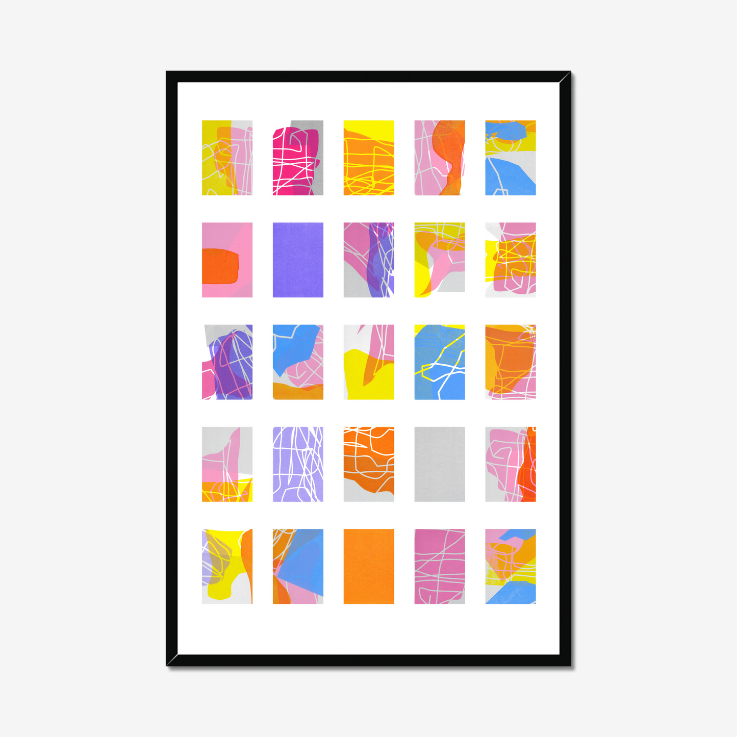 'Collecting Fragments of Space (2)' - Framed Fine Art Print