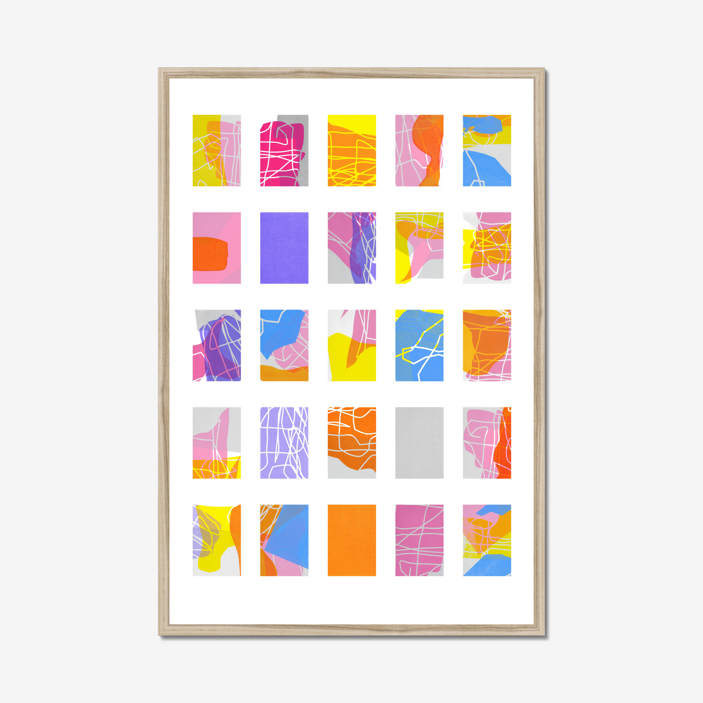 'Collecting Fragments of Space (2)' - Framed Fine Art Print