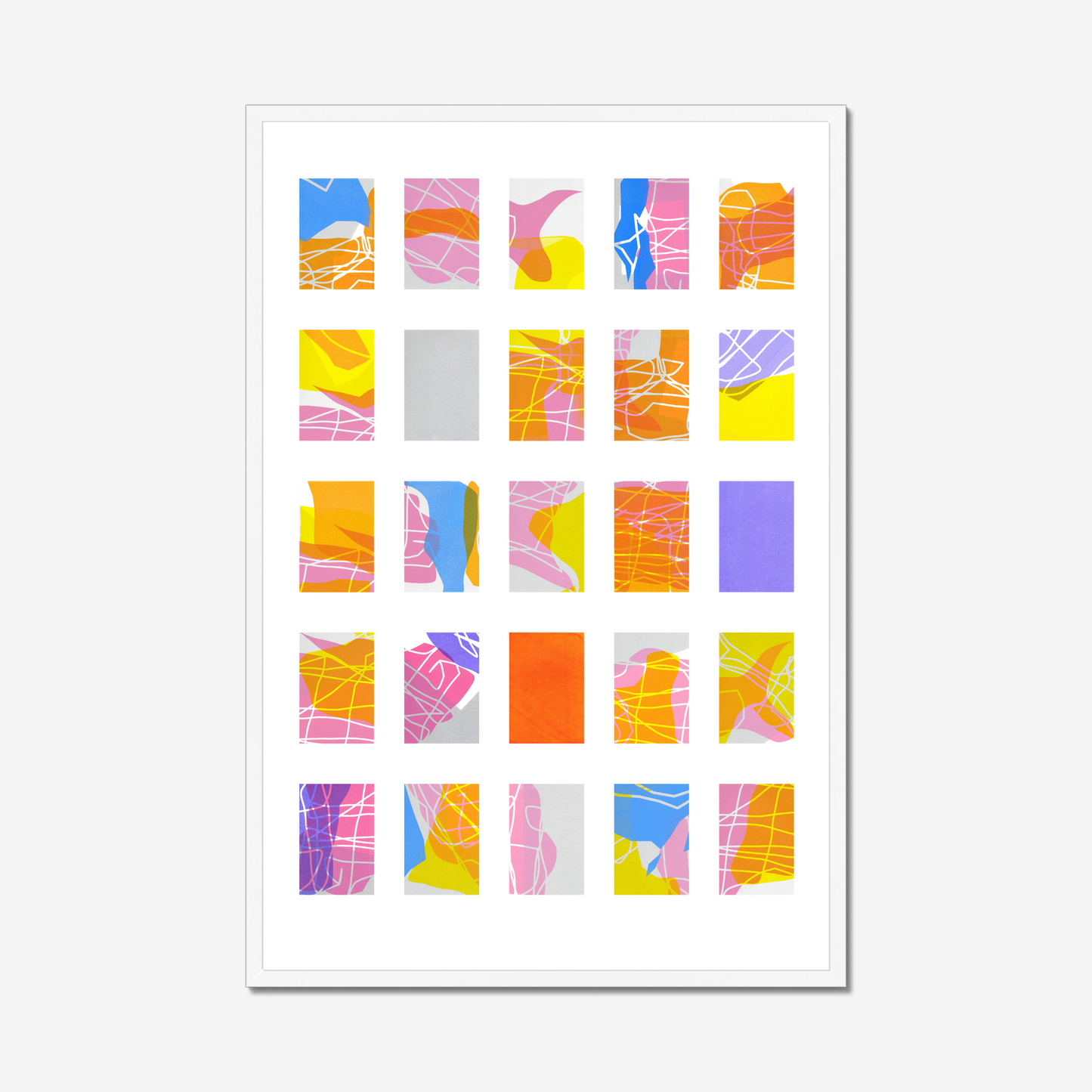 'Collecting Fragments of Space (1)' - Framed Fine Art Print