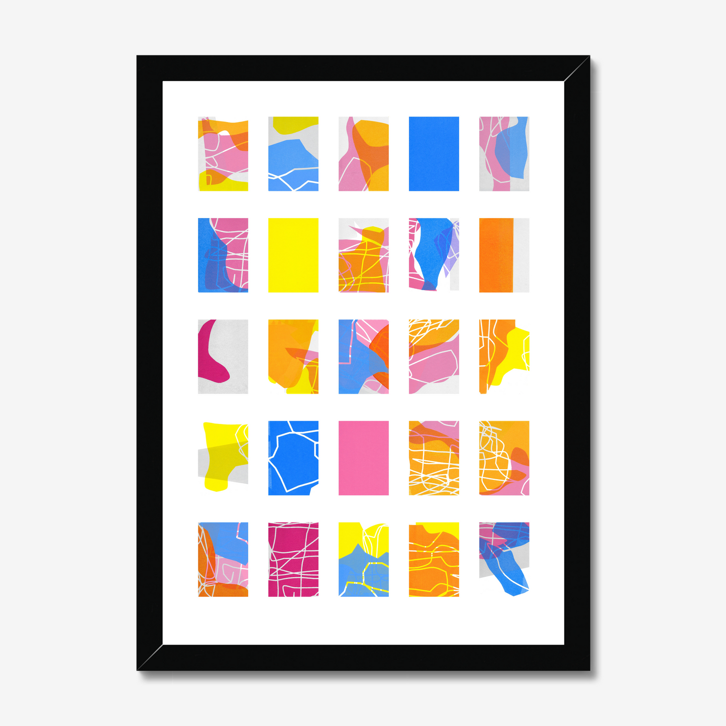 'Collecting Fragments of Space (4)' - Framed Fine Art Print