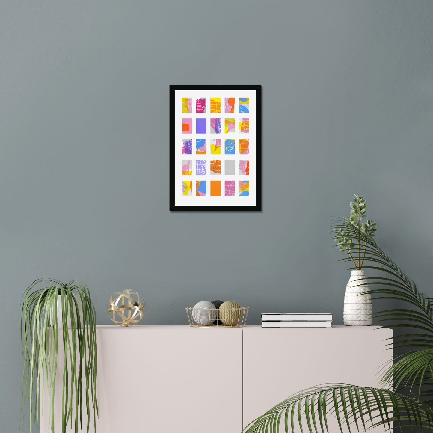'Collecting Fragments of Space (2)' - Framed Fine Art Print