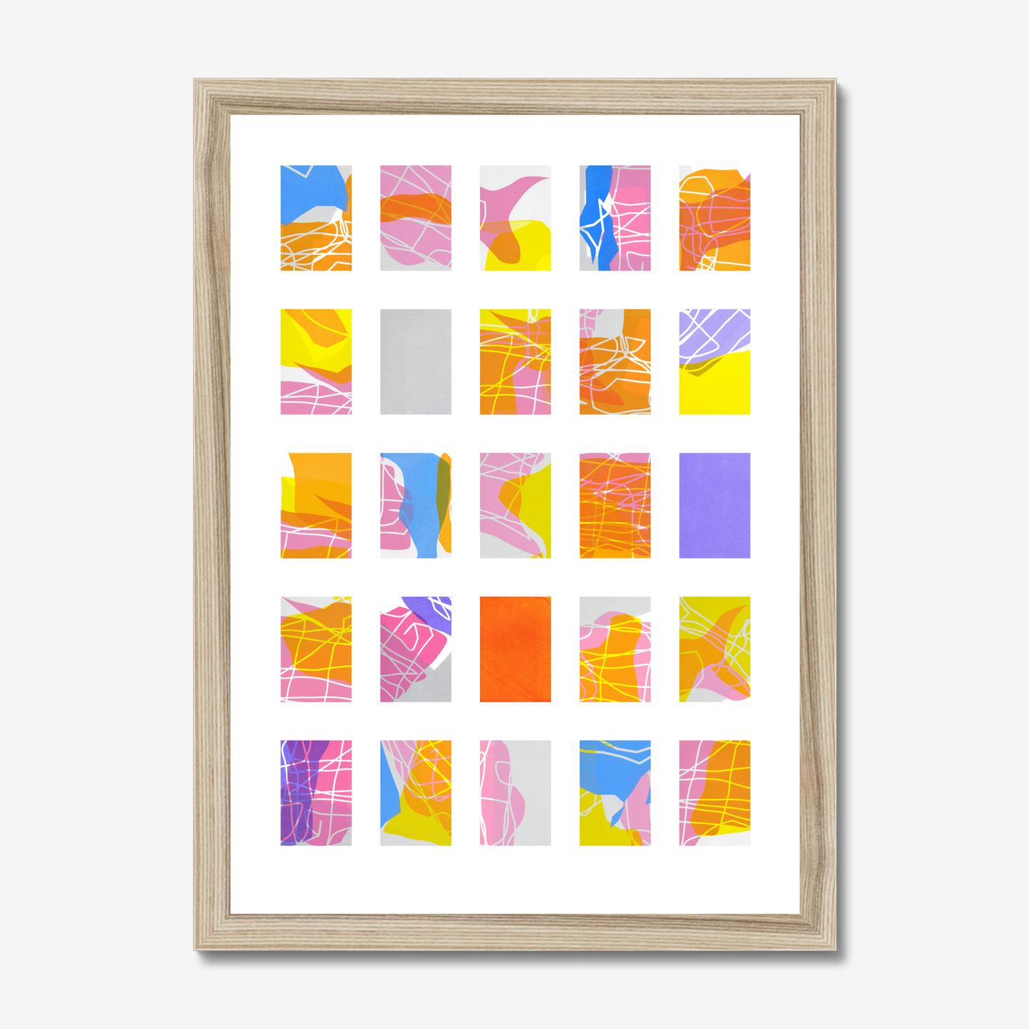 'Collecting Fragments of Space (1)' - Framed Fine Art Print