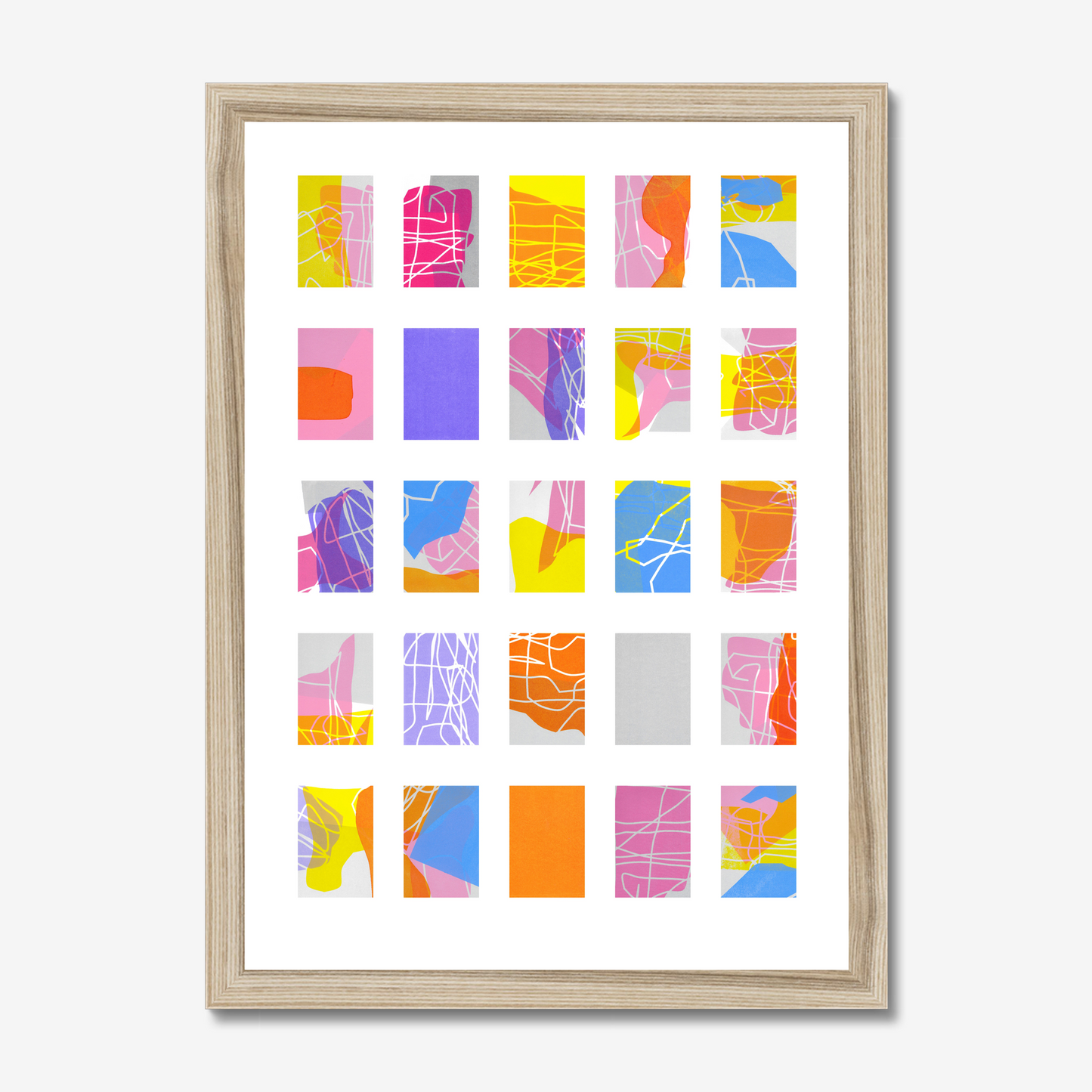 'Collecting Fragments of Space (2)' - Framed Fine Art Print