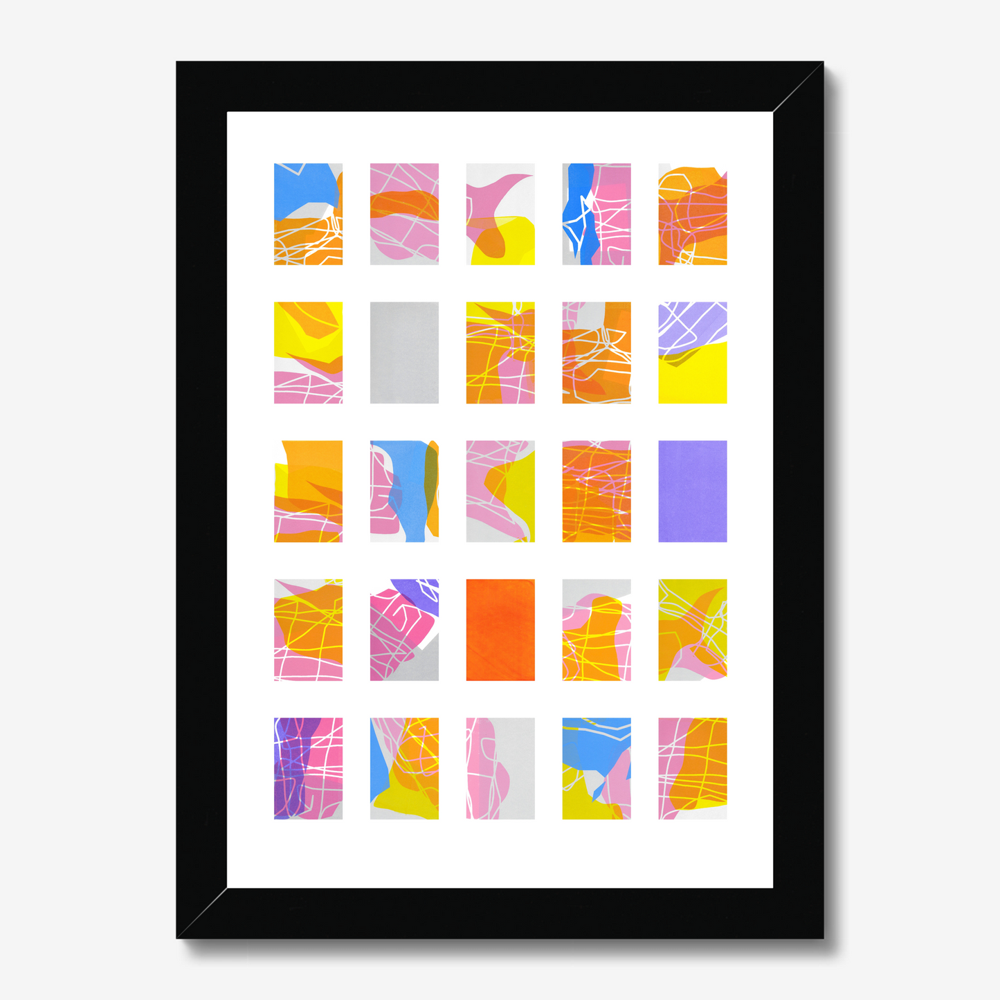 'Collecting Fragments of Space (1)' - Framed Fine Art Print